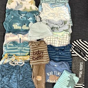 Cute! Baby Boy Bundle- perfect for Newborn- 3 Months 🩵